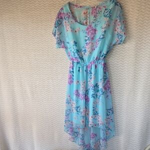 Charlotte RUSSE Floral High-Low Dress